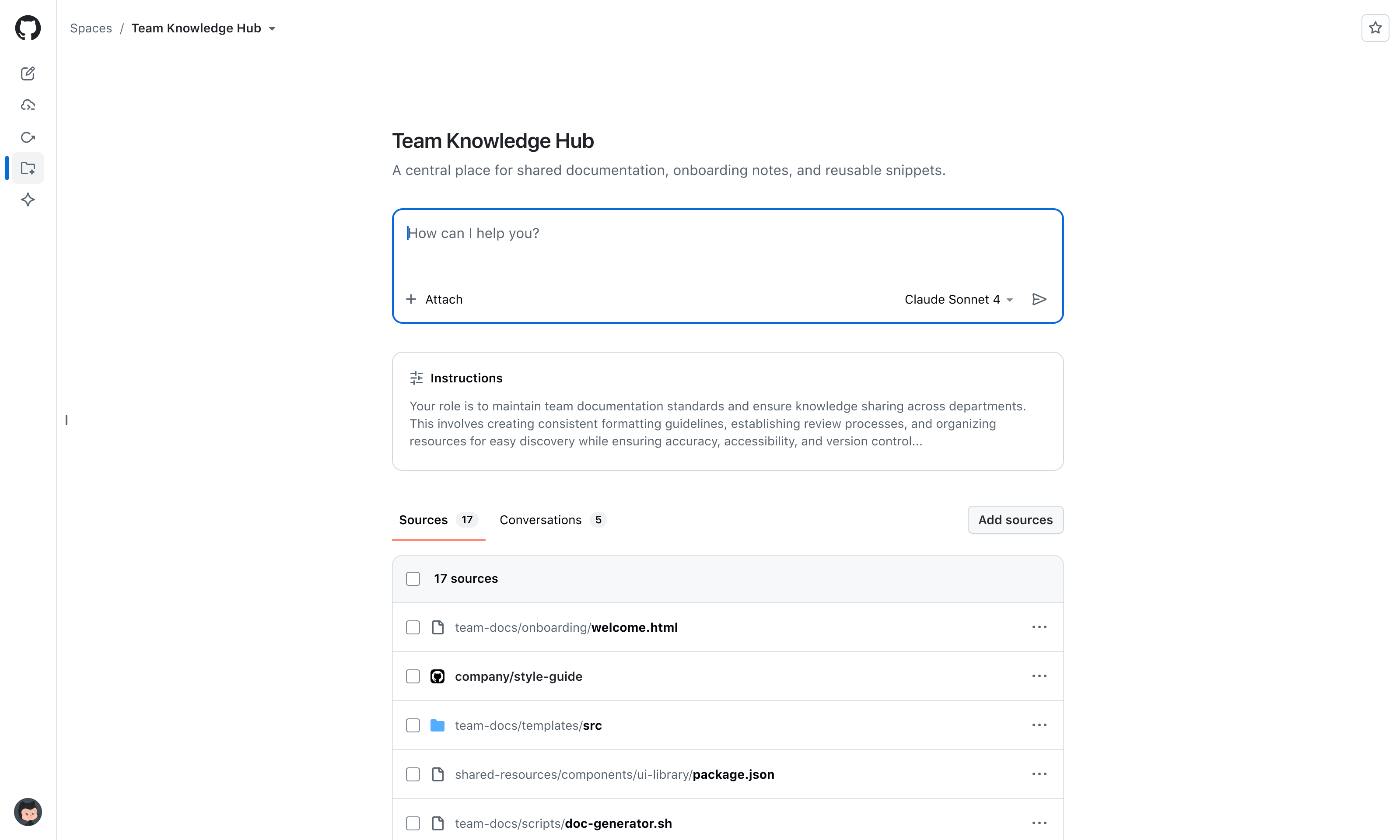 Copilot Chat Interface 4